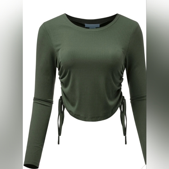 A NEW DAY casual green long sleeve top - Picture 6 of 9